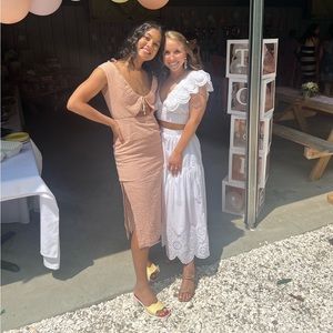 Paloma Wool Chambao Midi Orange Dress